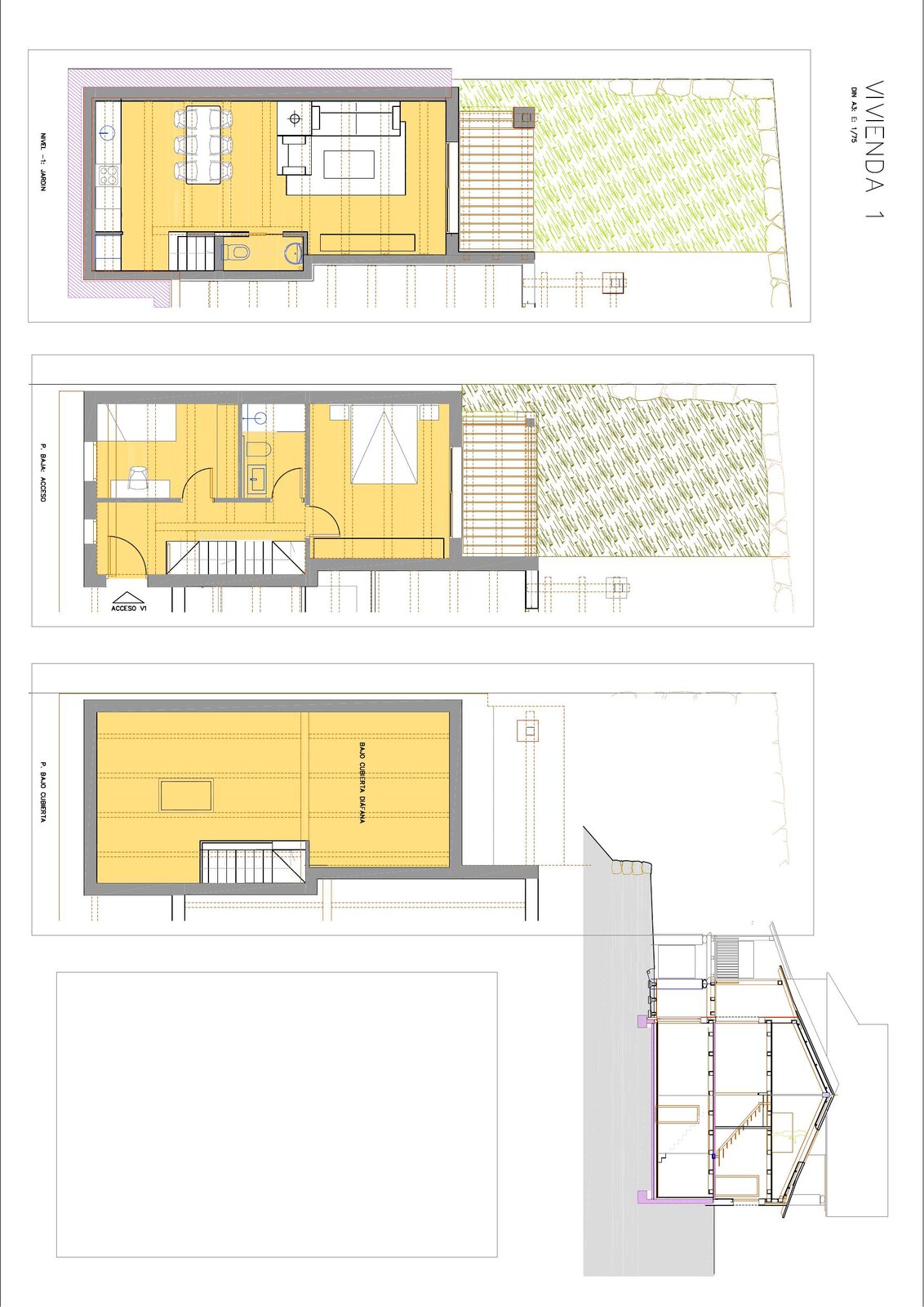 Plano de la vivienda 1